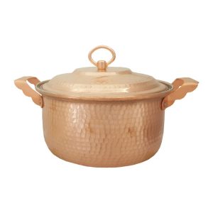 波斯铜制炖锅 – 传统手工锤纹款式 Tabaan II