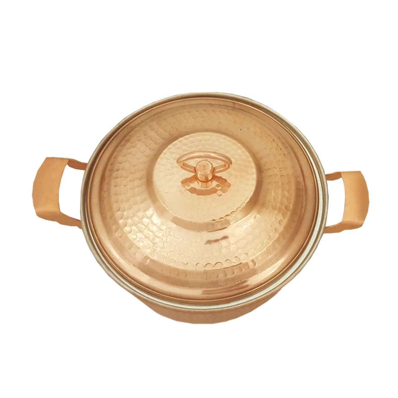 波斯铜制炖锅 – 传统手工锤纹款式 Tabaan II