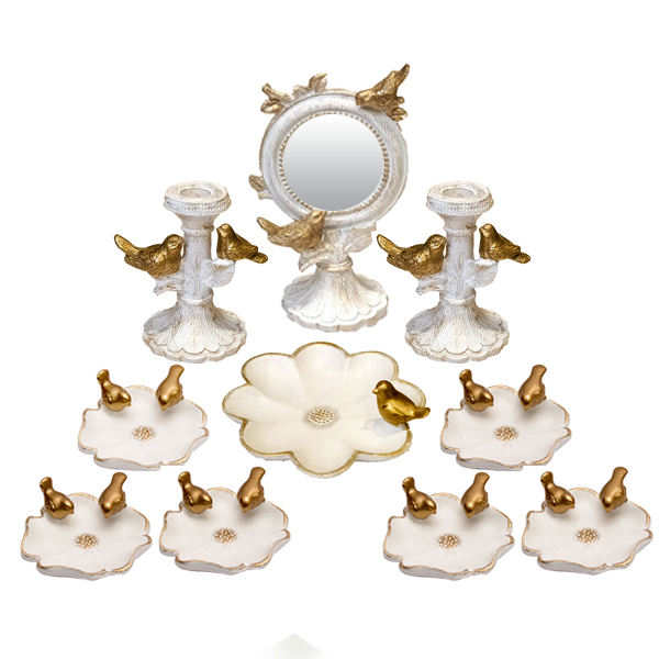 Main image of 精致 Haft-sin 套装用于 Nowruz 波斯新年 Birds 款