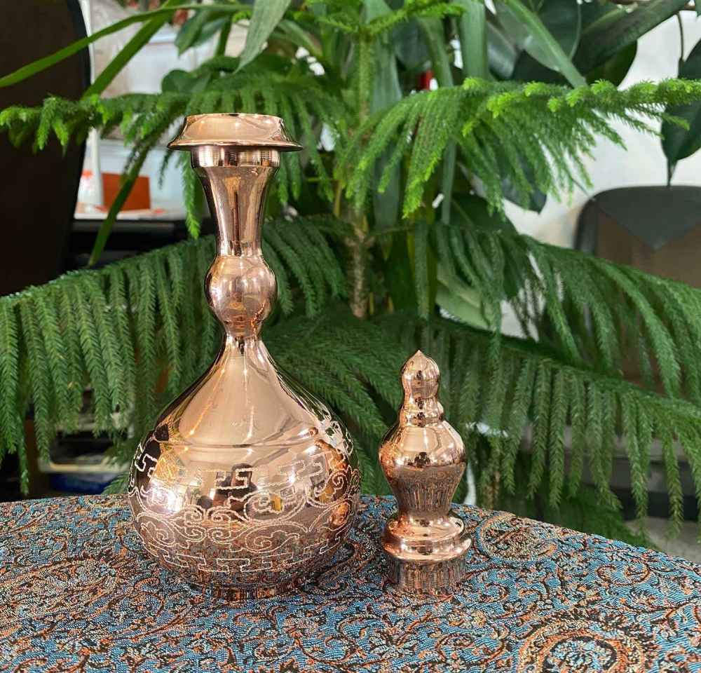 装饰铜瓶 – 手工锤打 Sevda 款