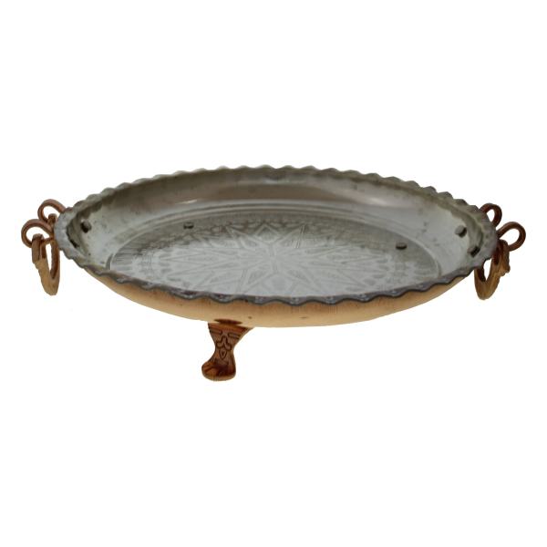 Main image of 波斯铜制餐盘，手工锤制，萨尔夫款