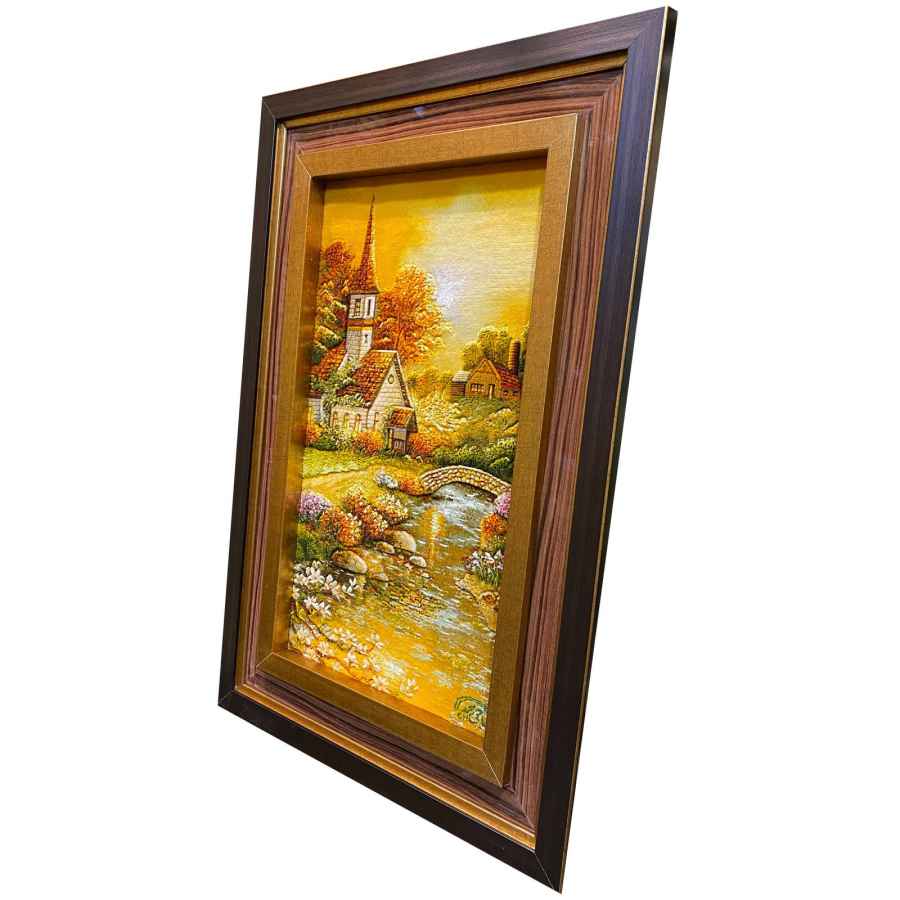 手工结制波斯塔布里兹画毯,描绘视野