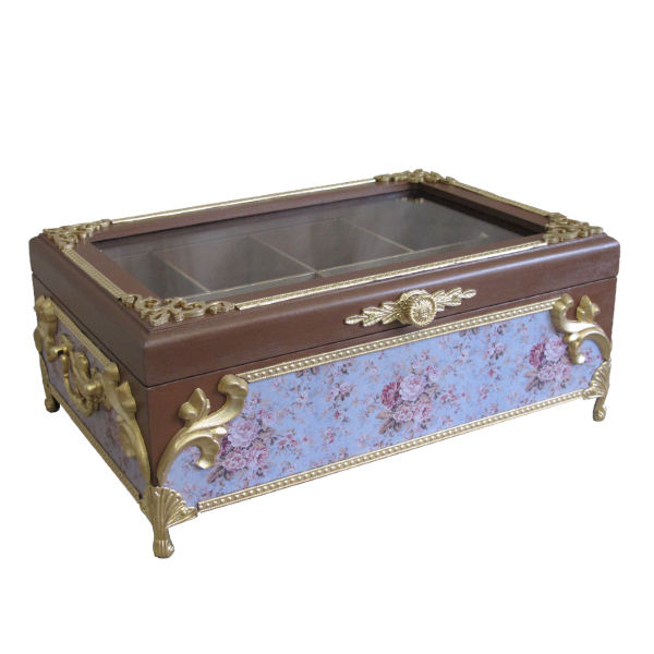 Main image of Kimia 木质茶叶收纳盒 – 多隔层设计