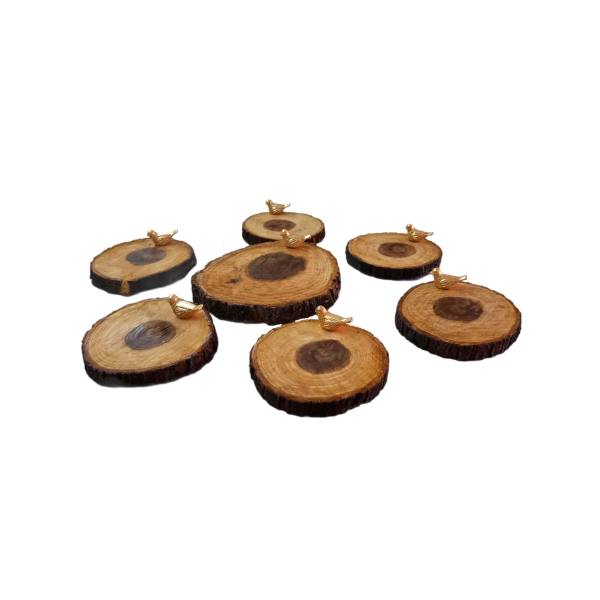 木制 Haft-sin 套装用于 Nowruz 波斯新年 Bird 款