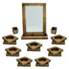 Thumbnail 2: 带镜木制 Haft-sin 套装用于 Nowruz 波斯新年 Felora 款
