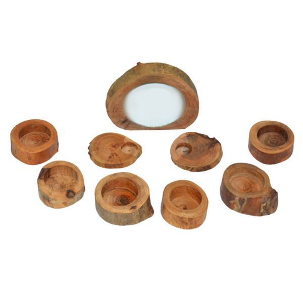 Main image of 木制 Haft-sin 套装用于 Nowruz 波斯新年 Roosta 款