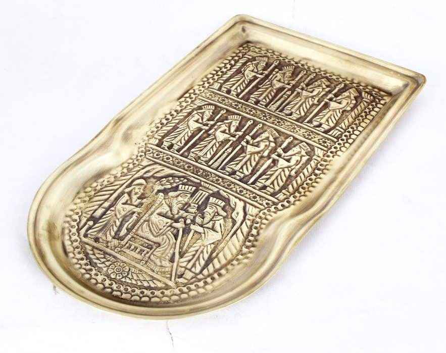 波斯黄铜燃气茶炊 传统款式茶具 阿契美尼德纹饰 8 升