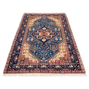 波斯羊毛地毯 手工结制 Medallion Model Karimi