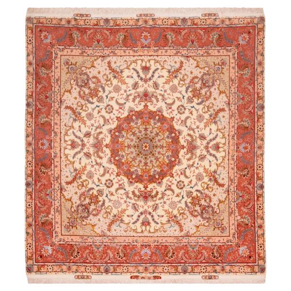 波斯地毯 手工结制 Medallion Tabriz 丝羊混纺 羊毛地毯 Dina