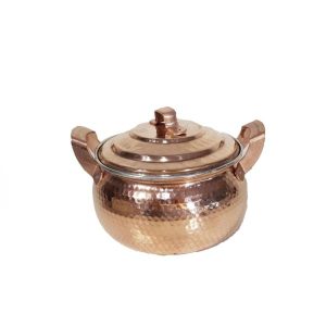 波斯铜制炖锅 – 传统手工锤纹款式 Dara