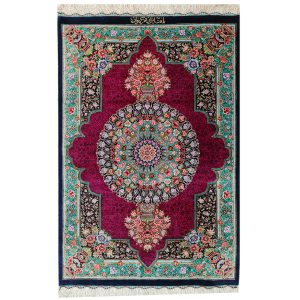 Qom 手工结制波斯丝地毯 Model Zereshki