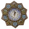 Thumbnail 2: 手工波斯木质壁挂时钟 – 镶嵌工艺艺术，Behdad