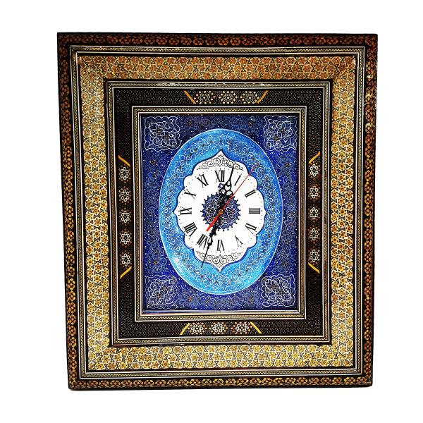Main image of 手工波斯木质壁挂时钟 – 镶嵌工艺艺术，Delban