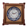 Thumbnail 3: 手工波斯木质壁挂时钟 – 镶嵌工艺艺术，Parvaresh II