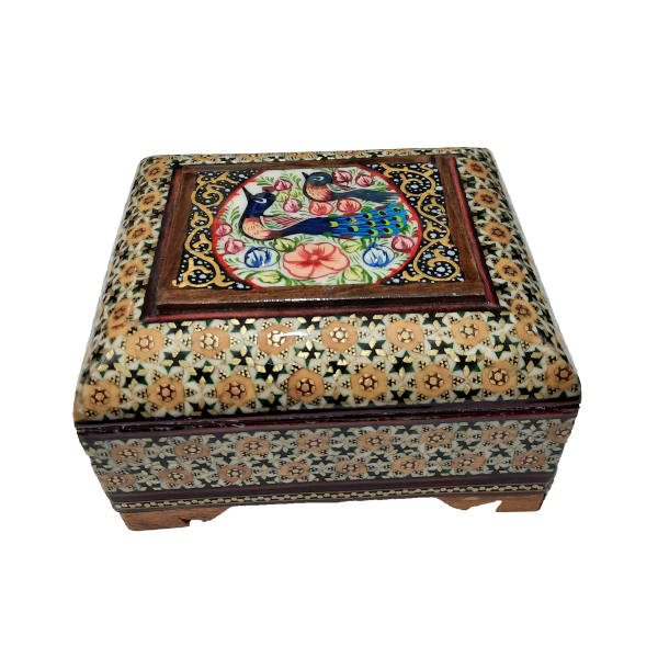 Main image of 手工木质首饰盒 – 波斯哈塔姆工艺，型号Kabiri