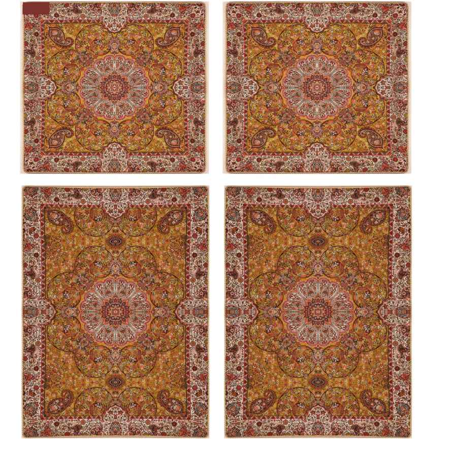 波斯床罩套装 – 东方风格双人尺寸 / Termeh面料 – Kebria款