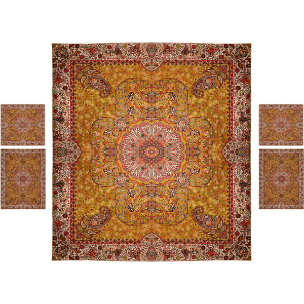 Main image of 波斯床罩套装 – 东方风格双人尺寸 / Termeh面料 – Kebria款