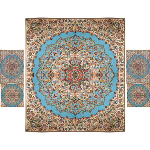 Main image of 波斯床罩套装 – 东方风格双人尺寸 / Termeh面料 – Nina款