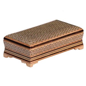 手工木质首饰盒 – 波斯哈塔姆工艺，型号Lux