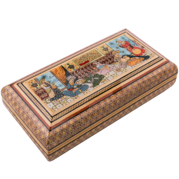 Main image of 手工木质首饰盒 – 波斯哈塔姆工艺，型号Mahtan