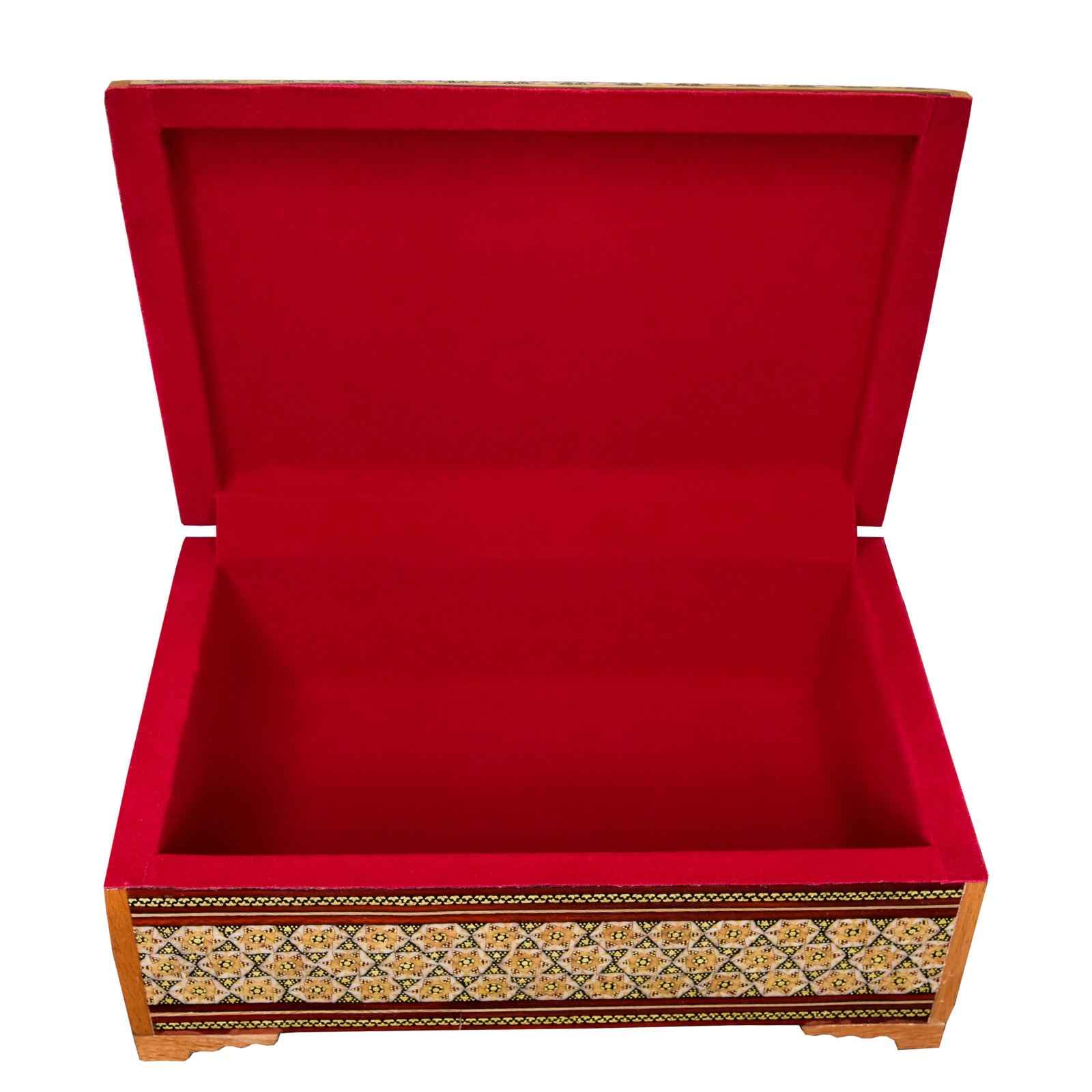 手工木质首饰盒 – 波斯哈塔姆工艺,型号Ahoura II