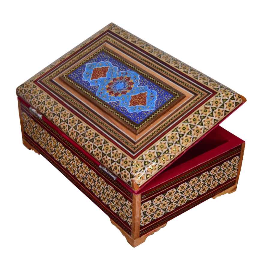 手工木质首饰盒 – 波斯哈塔姆工艺，型号Brilliant
