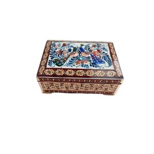 手工木质首饰盒 – 波斯哈塔姆工艺，型号Ghasemi