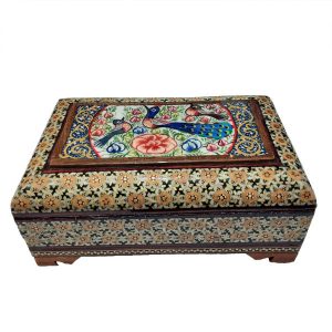 手工木质首饰盒 – 波斯哈塔姆工艺，型号Karimi