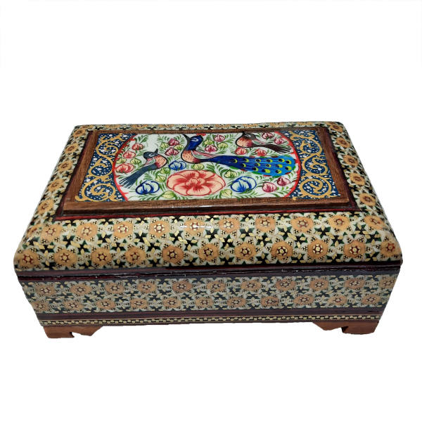 Main image of 手工木质首饰盒 – 波斯哈塔姆工艺，型号Karimi