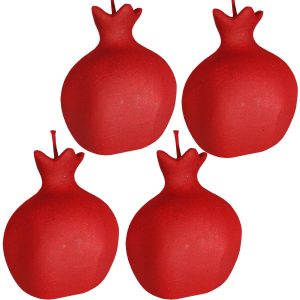 石榴蜡烛 – 节庆风格，适合 Yalda 桌面