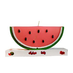 西瓜蜡烛 – 装饰设计，适合 Yalda 摆设