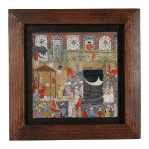 装饰波斯镶框瓷砖 – 《Shahnameh》灵感图案: People