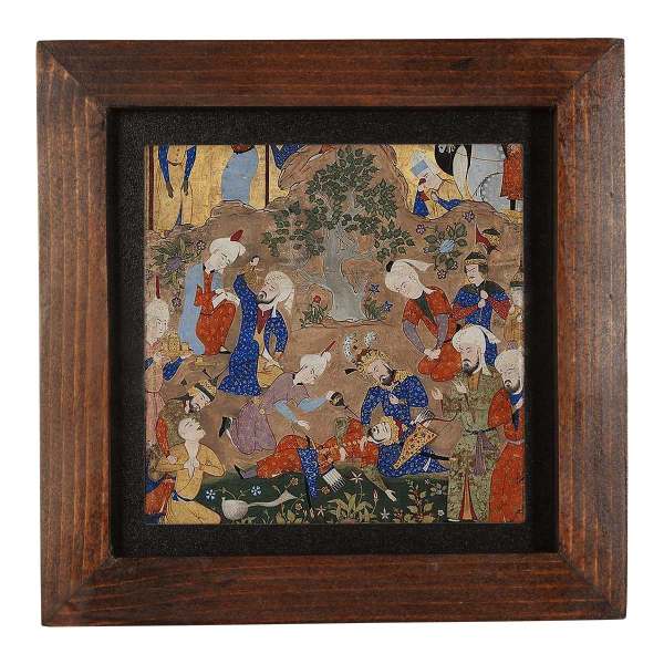 Main image of 装饰波斯镶框瓷砖 – 《Shahnameh》灵感图案: Tina