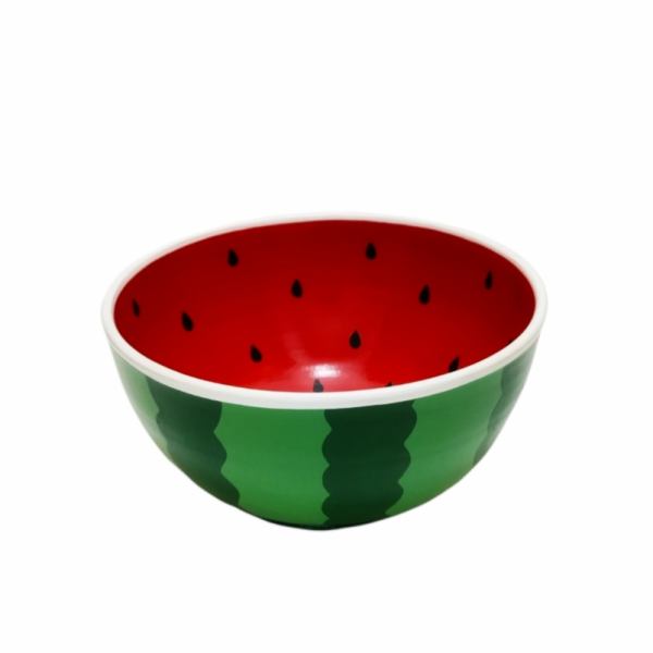 Main image of 手工装饰陶碗 款式 Watermelon