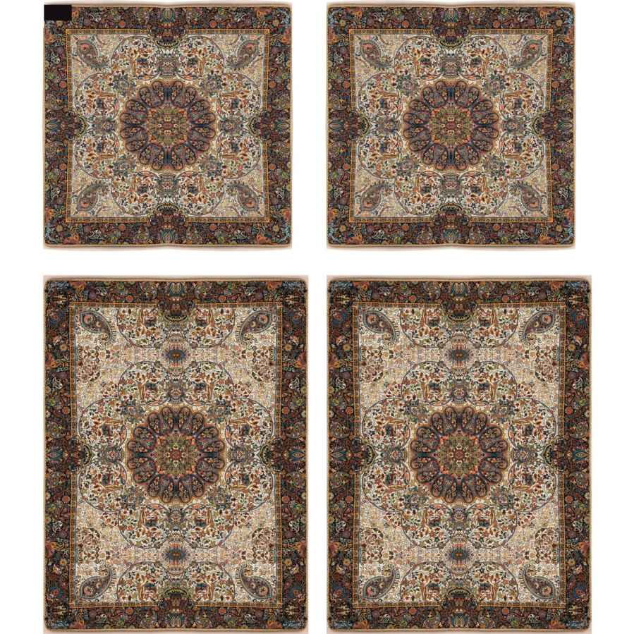 波斯床罩套装 – 东方风格双人尺寸 / Termeh面料 – Afshar款