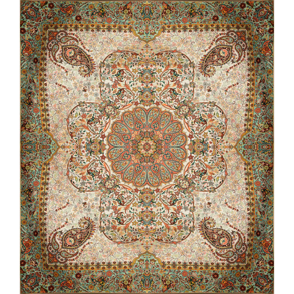 波斯床罩套装 – 东方风格双人尺寸 / Termeh面料 – Negin款