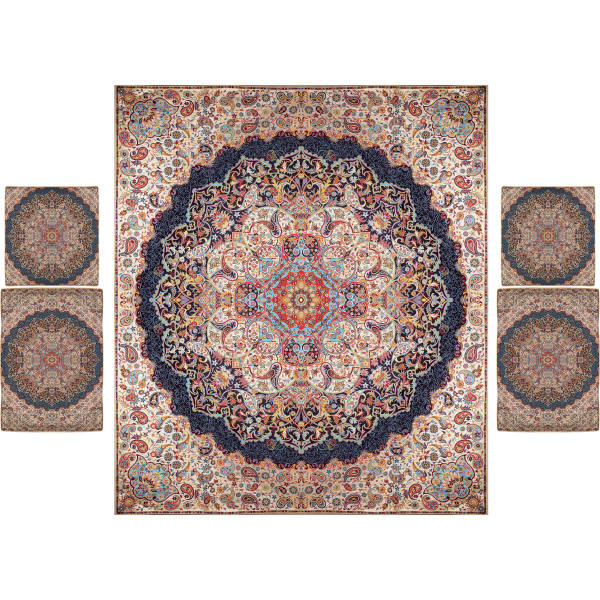 Main image of 波斯床罩套装 – 东方风格双人尺寸 / Termeh面料 – Ordibehesht款