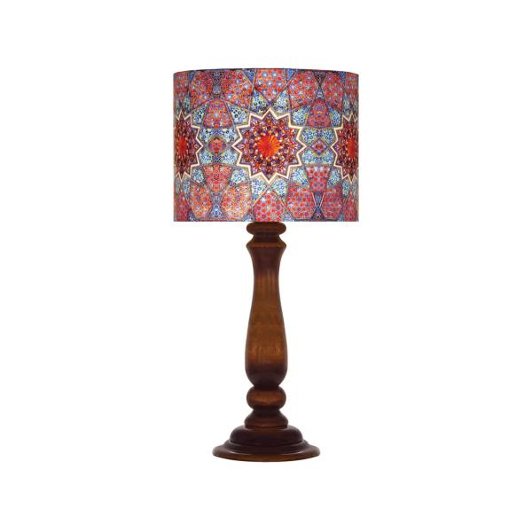 Main image of 传统木质台灯 – 波斯风格灯罩 Silva 款