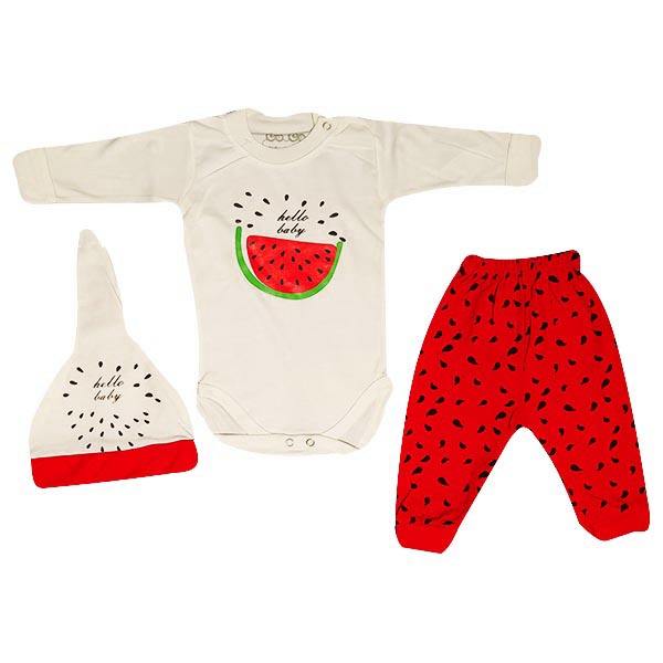 三件套婴儿服 西瓜款
