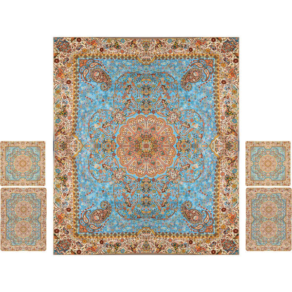 Main image of 波斯床罩套装 – 东方风格双人尺寸 / Termeh面料 – Afshar款