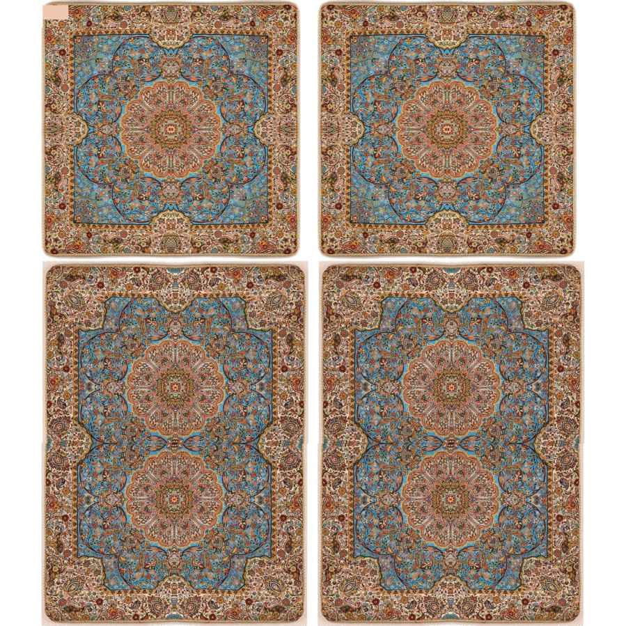 波斯床罩套装 – 东方风格双人尺寸 / Termeh面料 – Afshar款