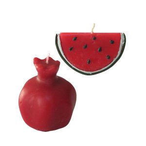 石榴与西瓜蜡烛 – 象征二重奏，理想 Yalda 之夜