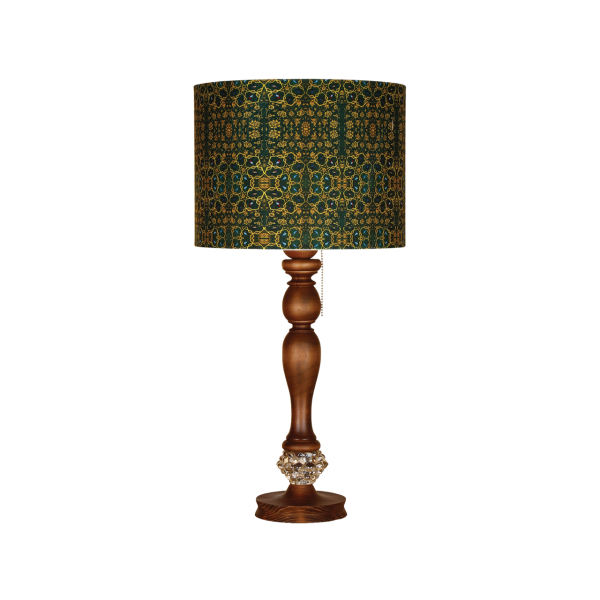 传统木质台灯 – 波斯风格灯罩 Saba 款