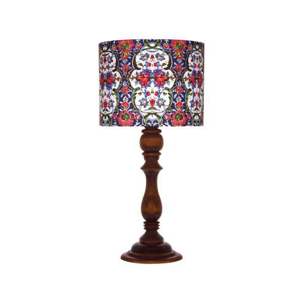 传统木质台灯 – 波斯风格灯罩 Sahra 款