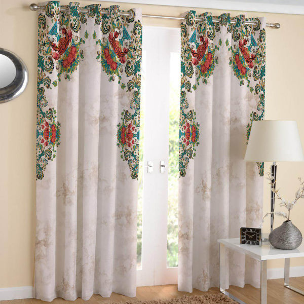 Main image of 印花天鹅绒打孔窗帘 – Hamidi