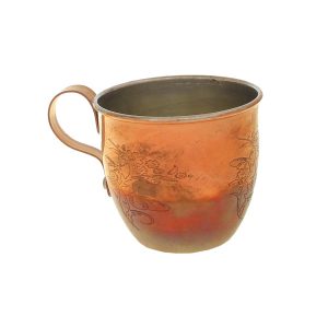波斯铜杯 – 手工锤纹 Golan 款