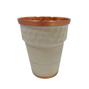 波斯铜杯 – 手工锤纹 Minimal 款