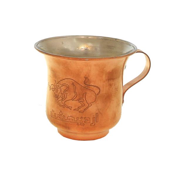 波斯铜杯 – 手工锤纹 Ordibehesht 款