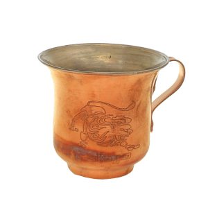 波斯铜杯 – 手工锤纹 Mordad 款