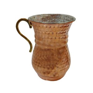 波斯铜杯 – 手工锤纹 Rana 款